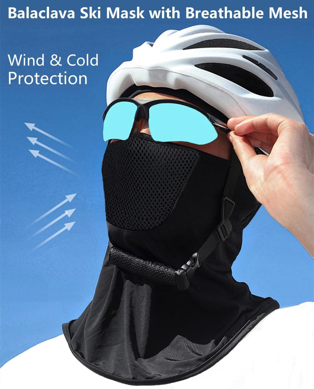 Balaclava Ski Mask Face Mask Men Windproof Full Head Cover Face Cover for Women Outdoor Sport Sun Protection Scarf Cap